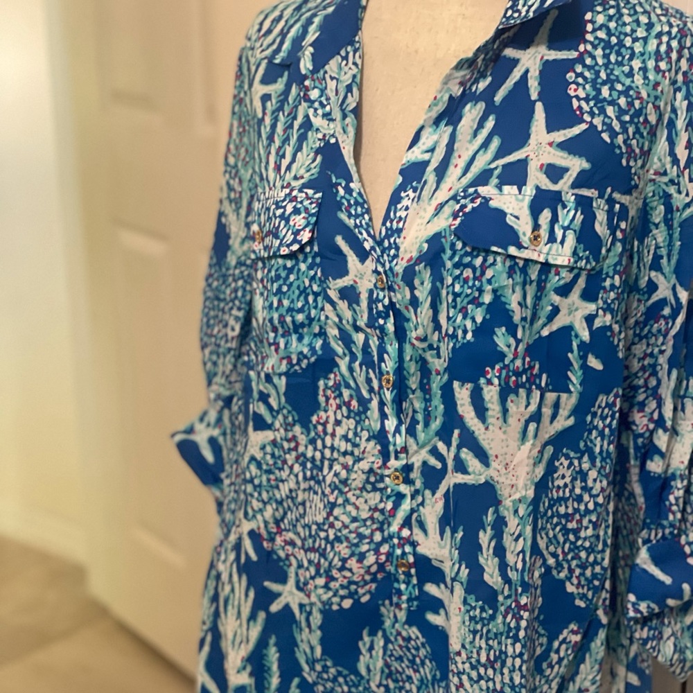 Lilly Pulitzer beach coverup